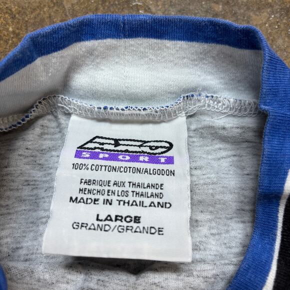 Vintage 90s AXO Sport AOP D Max Racing Motocross LS Shirt Men's Large Y2K Grunge - Picture 4 of 10